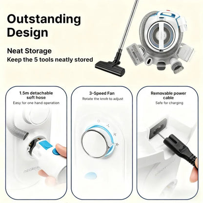 5-in-1 Pet Grooming Kit with Vacuum for Dogs and Cats