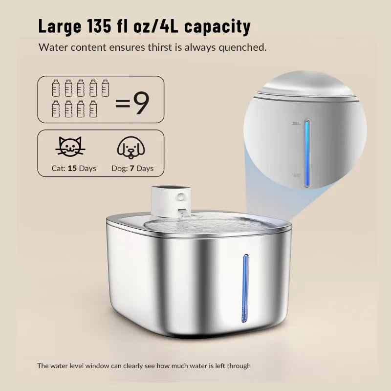 PawSprint™ Smart Wireless Cat Fountain — Smart Sensor, Fresh Flow