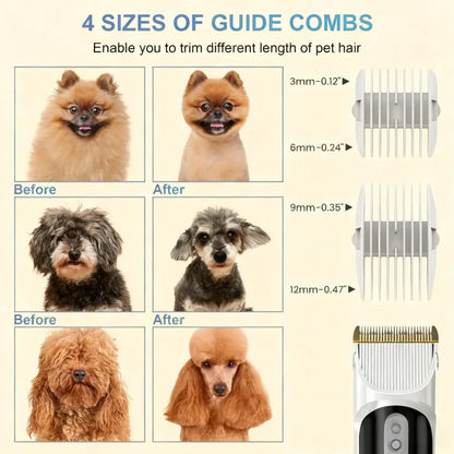 High-Power Pet Grooming Vacuum: 14Kpa Suction with 2.5L Dust Cup