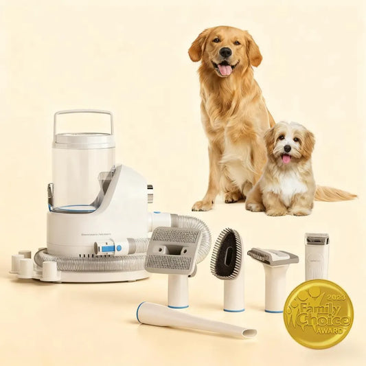 5-in-1 Pet Grooming Kit with Vacuum for Dogs and Cats